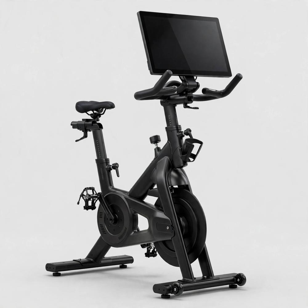 Peloton Bike+ stationary exercise bike with touchscreen