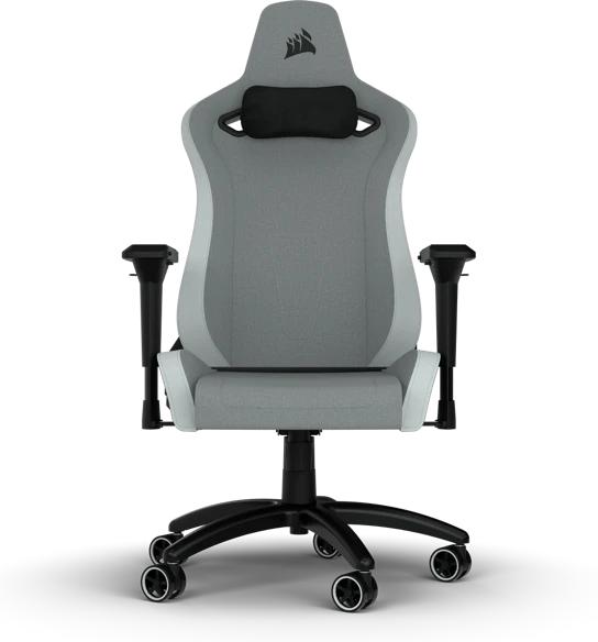 Corsair TC200 gaming chair in light grey fabric