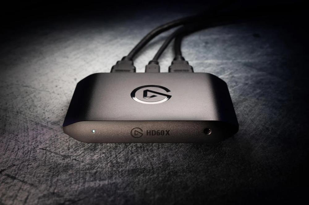 Elgato HD60 X external capture device with cables