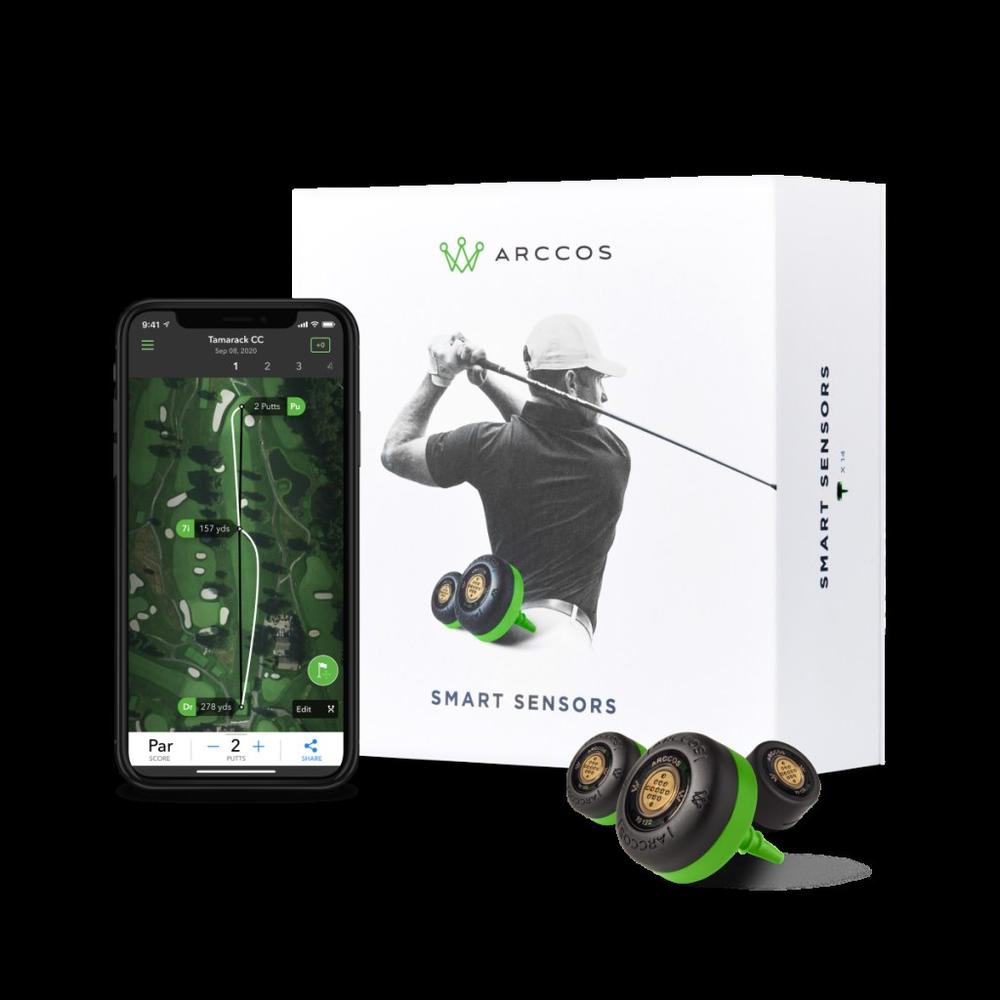 Arccos Caddie Smart Sensors box and app