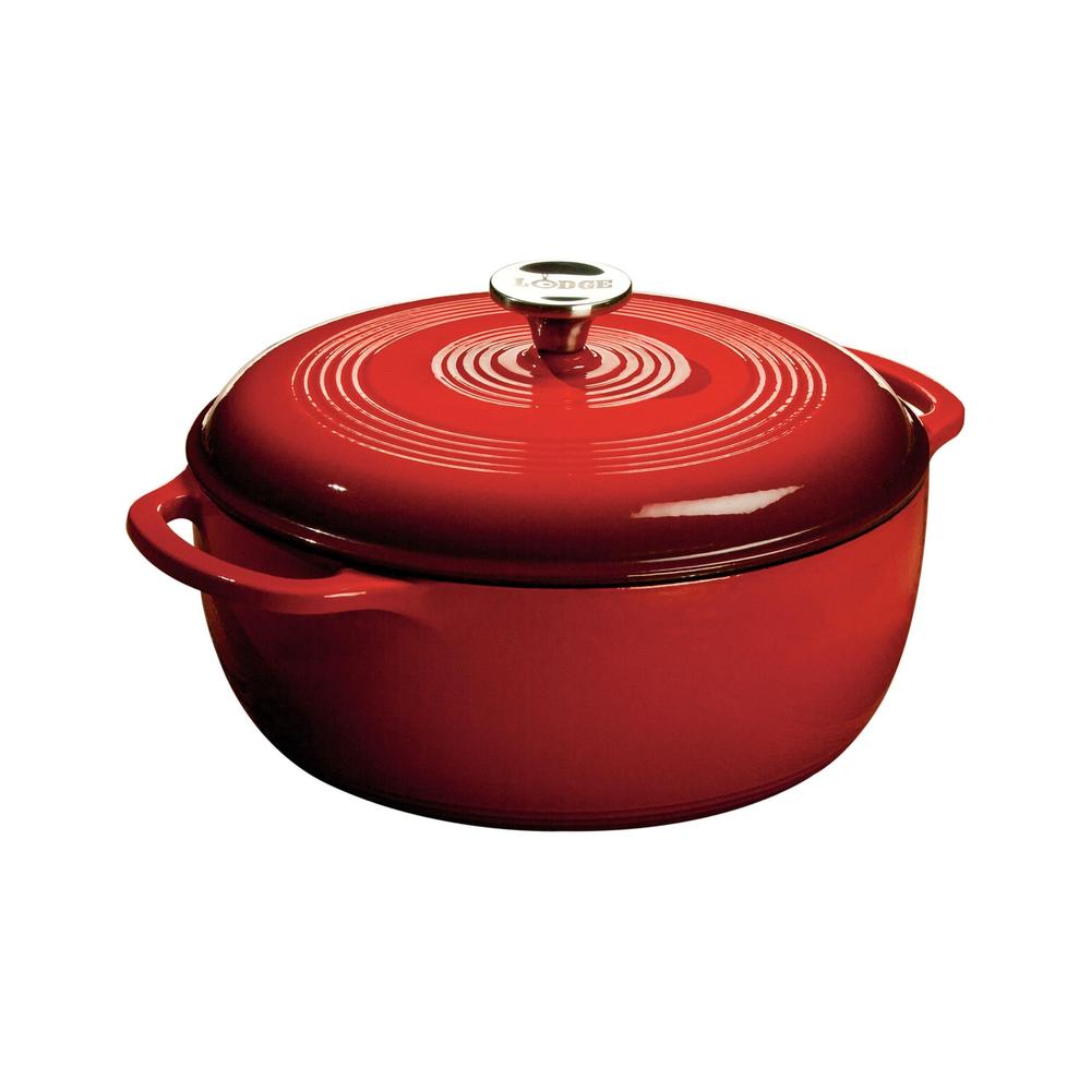 Lodge Essential Enamel 6-quart cast iron Dutch oven